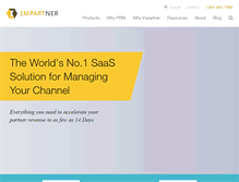 Tablet Screenshot of impartner.com