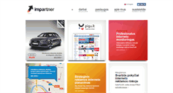 Desktop Screenshot of impartner.lt